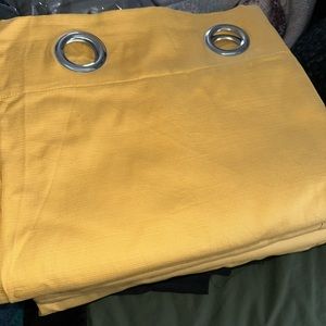 Yellow IKEA curtains 🌼